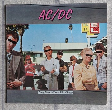 AC DC  Dirty Deeds Done Dirt Cheap EX+  1979 