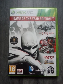 xbox 360 gra płyta gra roku batman arkham city