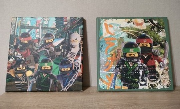 Obraz LEGO Ninja na płótnie 2 szt