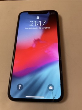 iPhone X 64 GB black aukcja