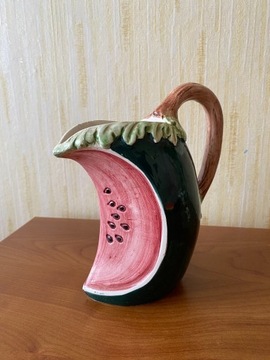 Bassano Vintage dzbanek ceramiczny arbuz melon