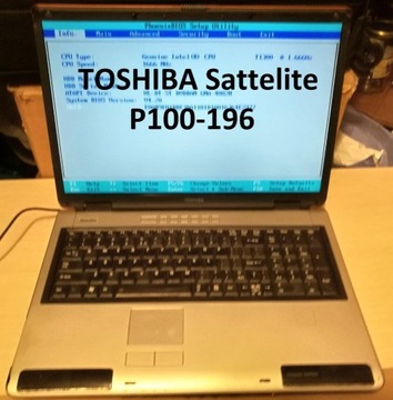 Laptop TOSHIBA Satellite P100 - 196