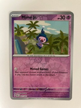 Pokemon TCG Paldean Fates: Mime Jr. rev 031/091