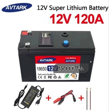 Bateria Power bank 12V 35000mAh Litowy 120A USB 