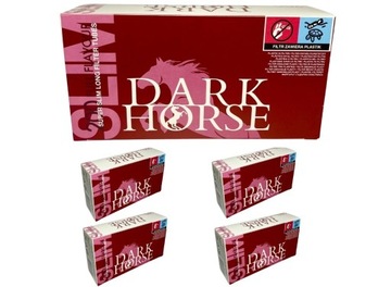 5 X DARK HORSE SLIM 200 szt GILZY PAPIEROSOWE