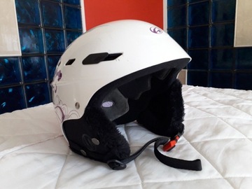 Kask narciarski dla kobiety// obwód: 52 cm