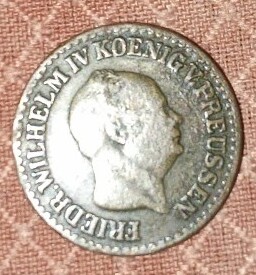 Niemcy 1 grosz A srebro 1856
