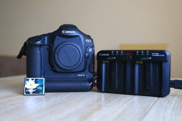 Canon EOS 1 D mark IV, przebieg 155 tys. zdjęć