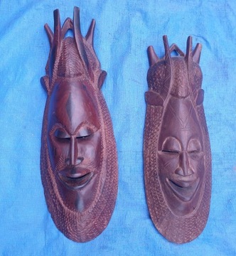 Maska rzeźba afrykańska Afryka