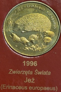 2zł,1996r, JEŻ- piękna (472)