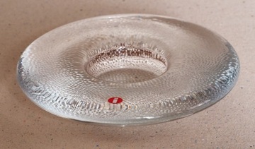 Szklany świecznik Iittala Finland design