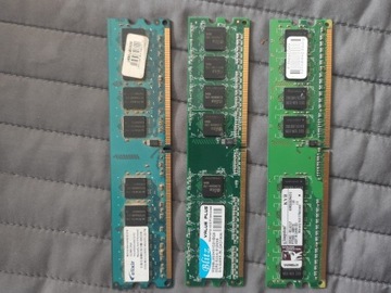 Pamięć RAM używane 3 sztuki