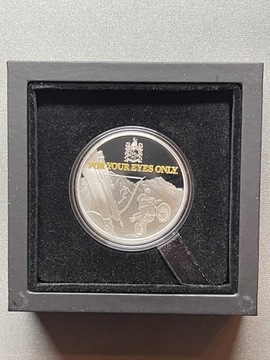 James Bond 007 For Your Eyes Only1oz,2021.Proof,Ag