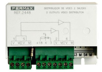 FERMAX Dystrybutor sygnału video 2-wyjścia