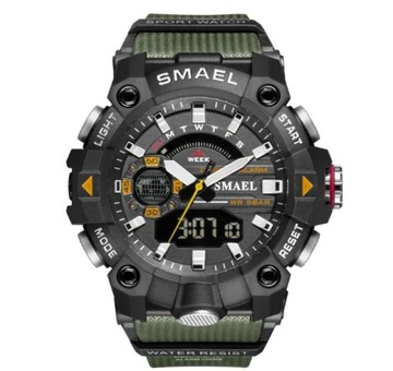 Sportowy zegarek SMAEL o militarnym charakterze