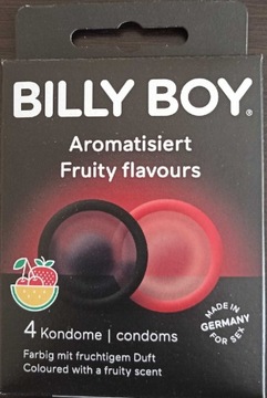 Prezerwatywy BILLY BOY Truskawka+Tutti Frutti x60