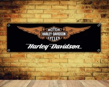 Baner plandeka Harley-Davidson 200x100cm