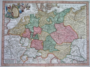 1757 oryginał MAPA POMORZE WIELKOPOLSKA ŚLĄSK