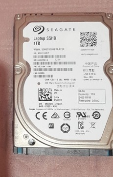 Seagate laptop SSHD HDD 1Tb 1000Gb