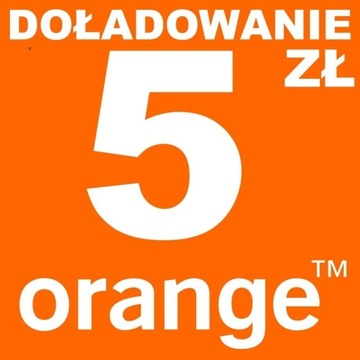 Doładowanie Orange/Nju Mobile 5 zł