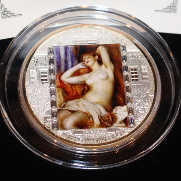 Rzadkosc Masterpieces Cook 2012 Renoir, 3oz srebro
