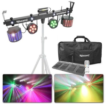 BeamZ ShowBar 2xButterfly, 2xPAR, 4xStrobo, Laser