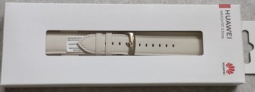 Oryginalny Pasek Huawei Watch Fit 3 20mm biały skórzany