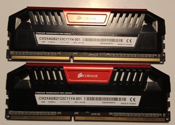 2x4GB 2133 CL11 DDR3 CORSAIR 8GB