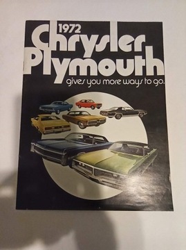 1972 Chrysler - Plymouth prospekt