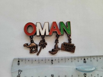 Magnes na lodówkę - 922a. OMAN z przywieszkami