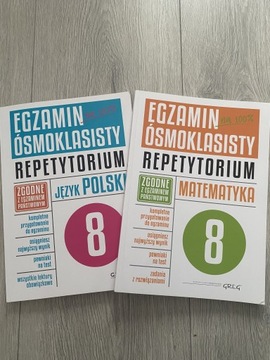 Repetytorium ósmoklasisty,polski i matematyka 