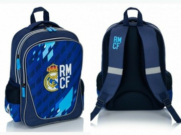 2-komorowy plecak szkolny Real Madryt RM121+gratis