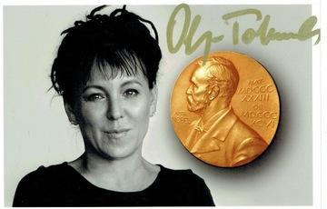 Autografy_pl Olga TOKARCZUK Nobel foto