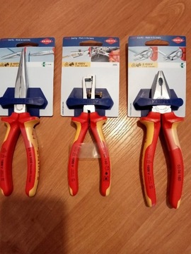 KNIPEX 3 Sztuki zestaw dla elektryka do 1000v nowy