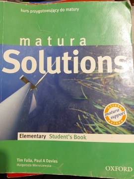 Matura Solutions Elementary