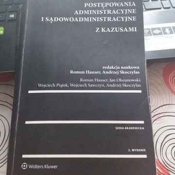 Postępowania administracyjne i sądowoadministrac.