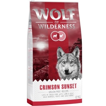 Wolf of wilderness karma jagnięcina kozina 12 kg