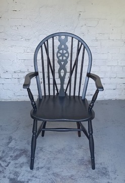 Krzesło drewniane typu Windsor vintage lata 60/70