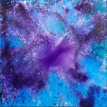 Mgławica, Otwarta Gromada Gwiazd, 100x100 cm