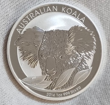 Srebrna moneta 1 oz Koala 2014