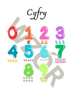 Plakaty do pokoju dziecięcego. Kolory, cyfry i alfabet. Plik PDF