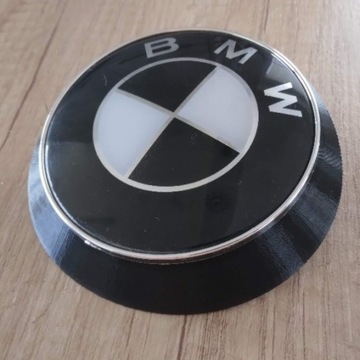 EMBLEMAT LOGO ZNACZEK BMW X6 E71 E72 Tył Czar-Biał