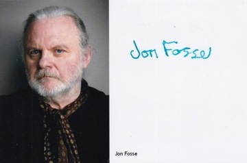 Autograf - Jon Fosse - Nobel 2023 - literatura