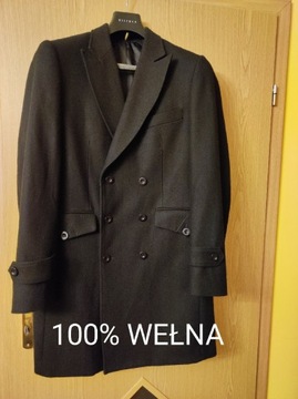 Płaszcz 100% wełna NOWY