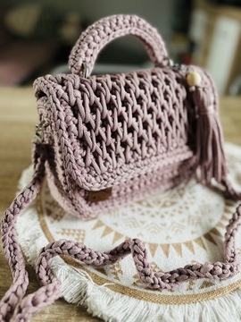 Torebka listonoszka handmade/crochet bag