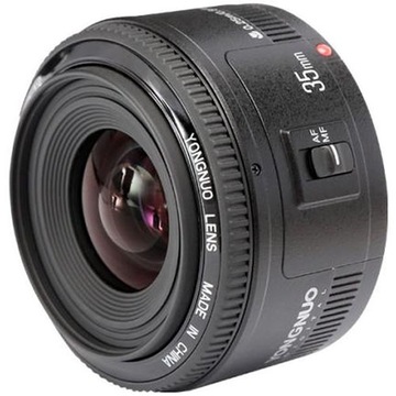 Yongnuo YN-35mm f/2 do Canon EF + filtr Hoya UV