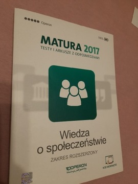 WOS rozszerzenie. Matura 2017 testy i arkusze