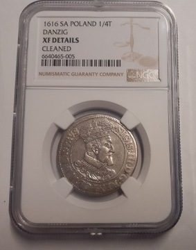 Ort 1616  Gdańsk, NGC XF DETALS