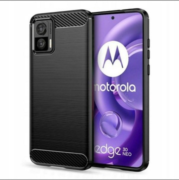 Etui Tech-Protect Carbon do Motorola Edge 30 Neo