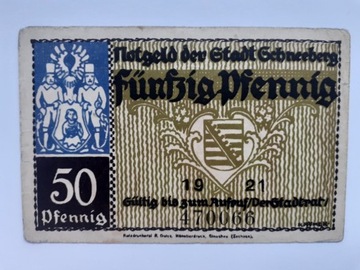 Notgeld Niemcy 50  pfennig 1921
